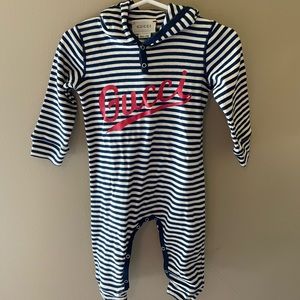 Gucci Baby long sleeve jumpsuit- brand new with tags! Never worn